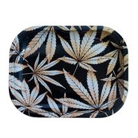 Bandeja-Metal-18x14-cm-Leaf-Gold